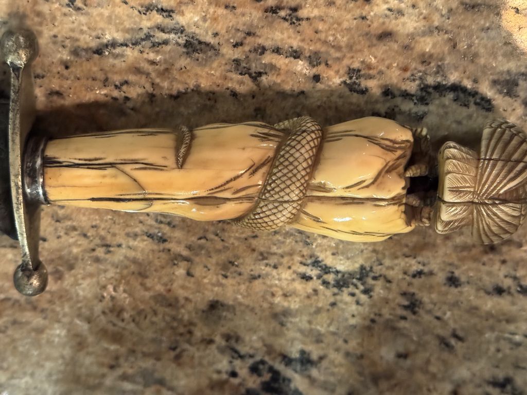 Ivory handle alternate angle